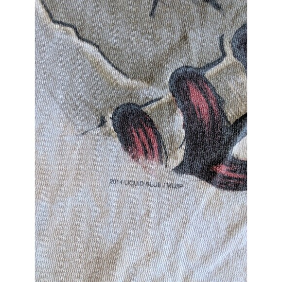 Liquid Blue 2014 Chicago Cubs AOP MLB Big Print T Shirt Size Large Tie Dye - Picture 5 of 7